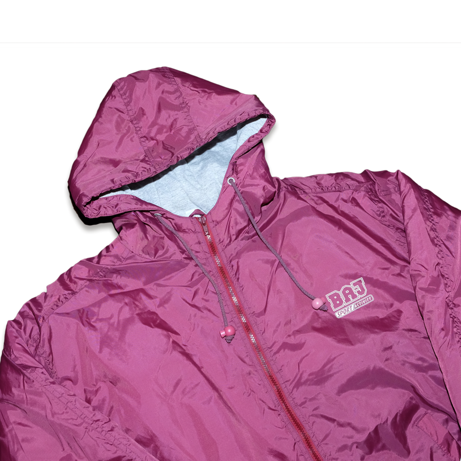 Vintage Hooded Coach Jacket XLarge - Double Double Vintage
