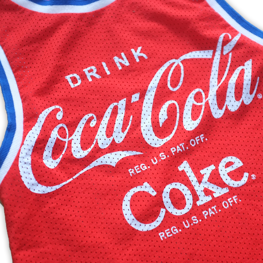 Vintage Coca Cola Basketball Jersey Small - Double Double Vintage