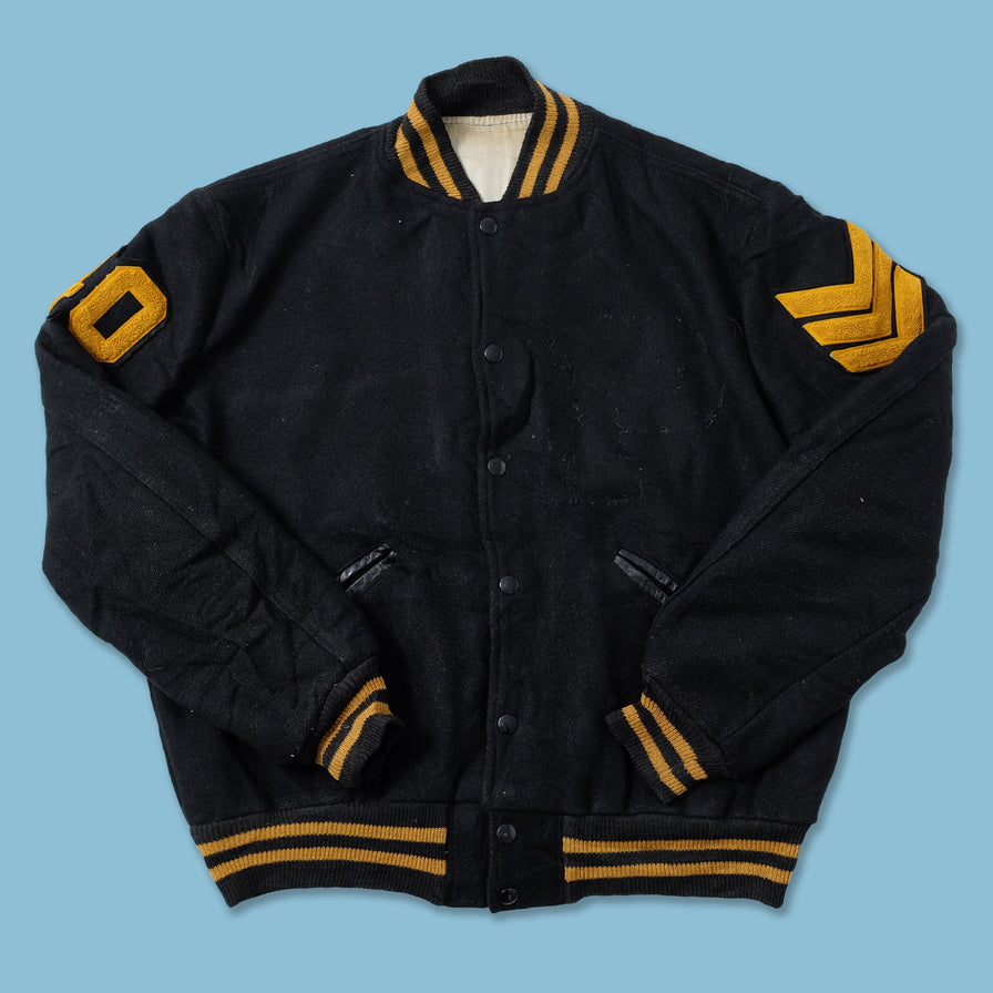 Vintage College Wool Jacket Large