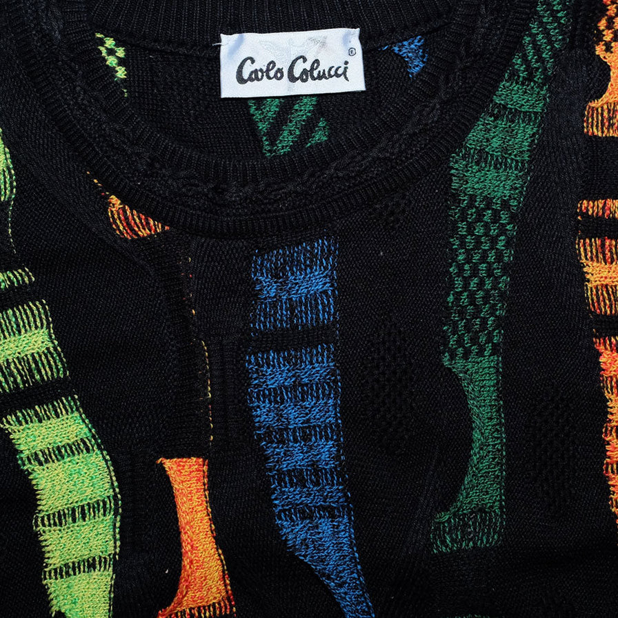 Vintage Carlo Colucci Sweater XLarge - Double Double Vintage