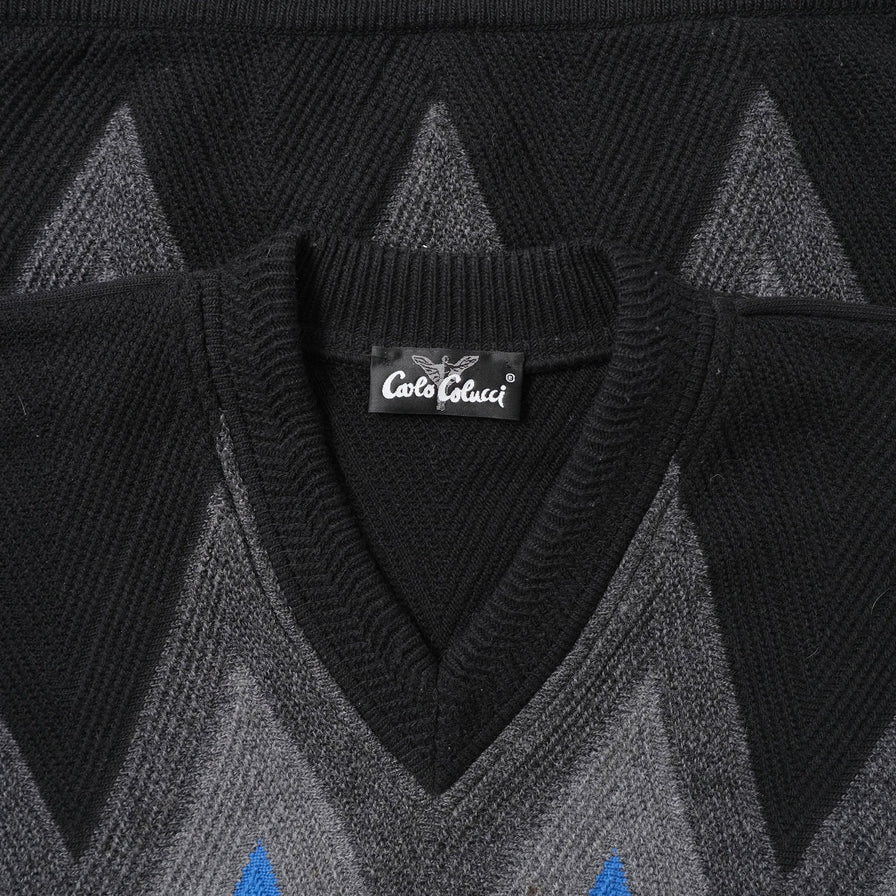 Vintage Carlo Colucci V-Neck Sweater XLarge