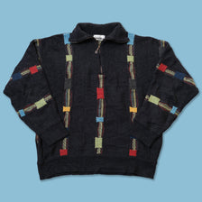 Vintage Carlo Colucci Q-Zip Sweater Medium