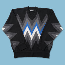 Vintage Carlo Colucci V-Neck Sweater XLarge