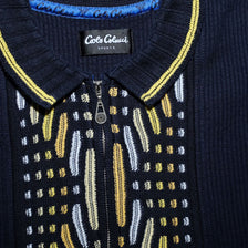 Vintage Carlo Colucci Sports Q-Zip Sweater XLarge - Double Double Vintage