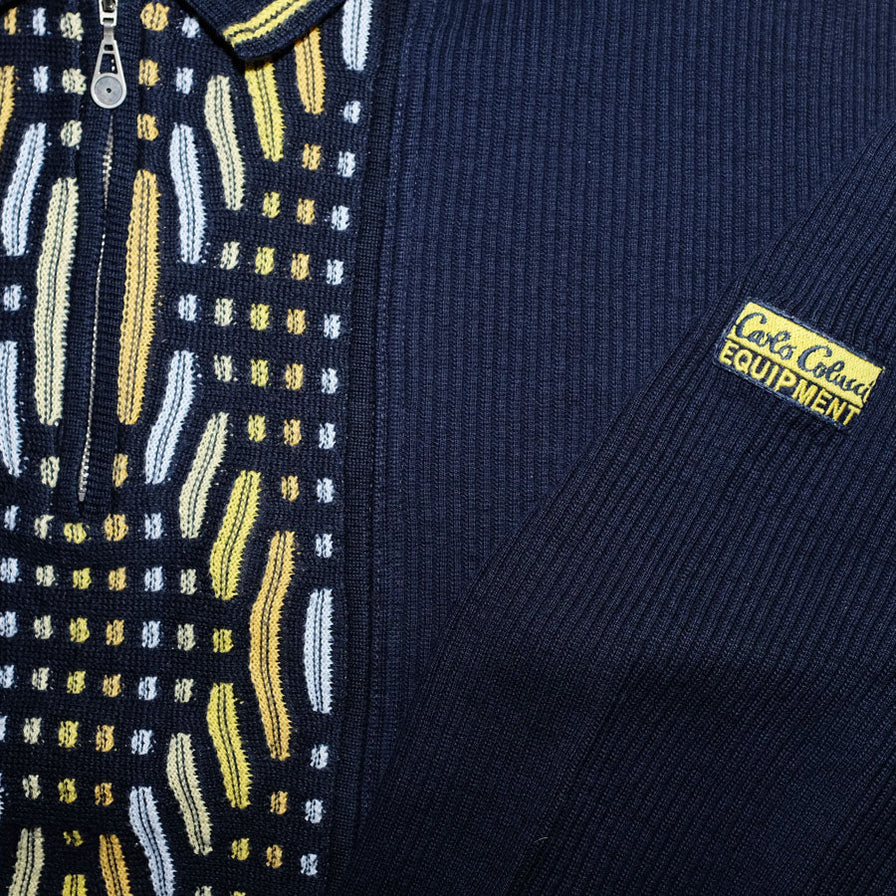 Vintage Carlo Colucci Sports Q-Zip Sweater XLarge - Double Double Vintage