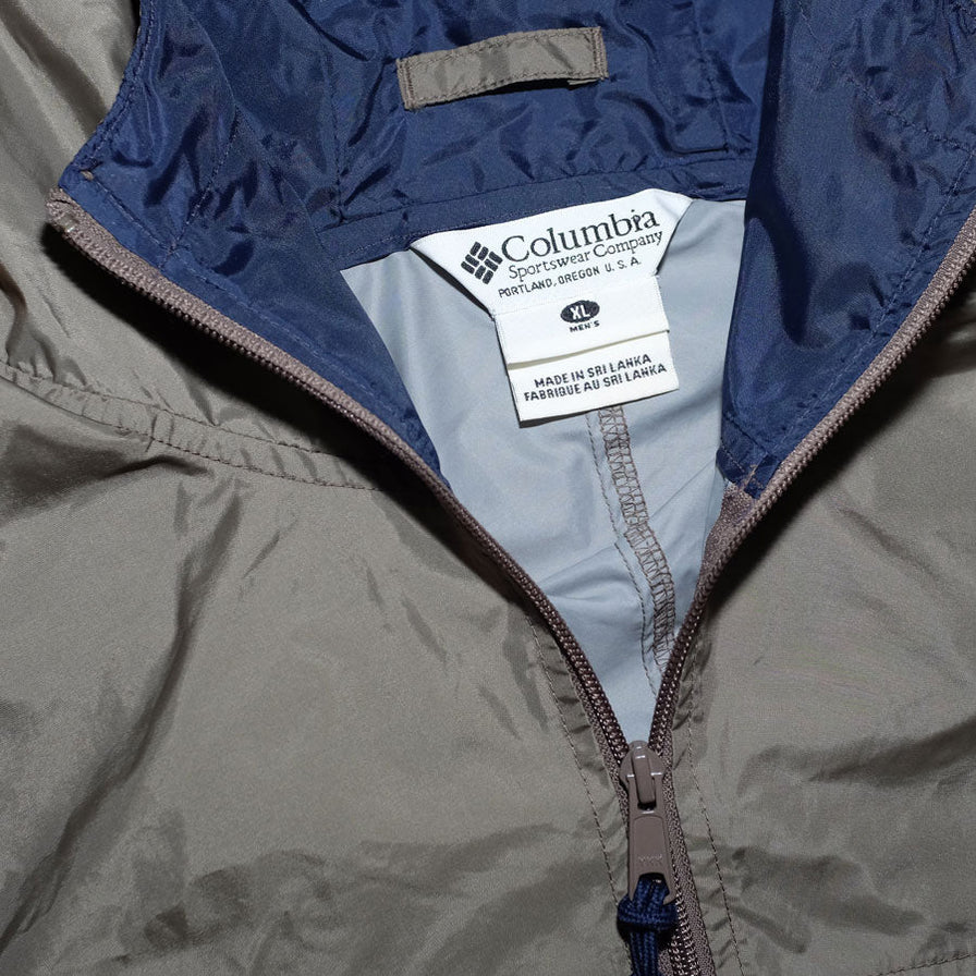 Vintage packable Columbia Rain Jacket XLarge - Double Double Vintage