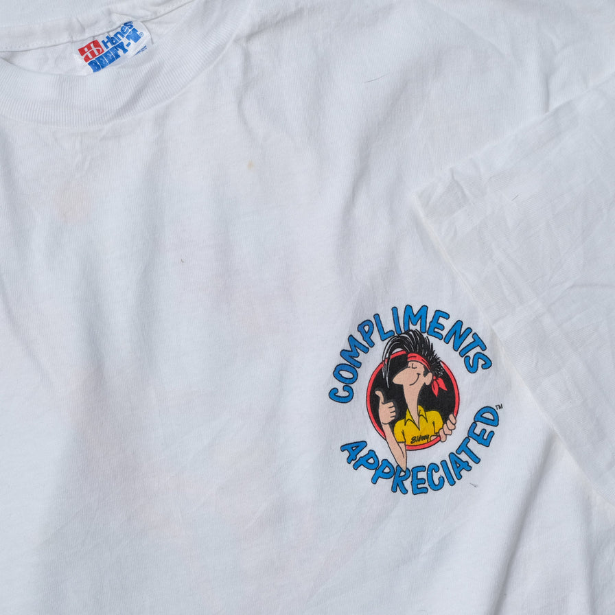 Vintage 1993 Compliments Appreciated T-Shirt XLarge