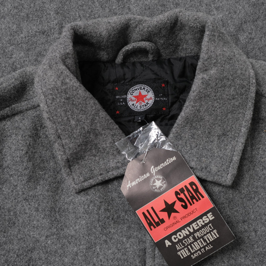 Vintage Deadstock Converse Wool Coach Jacket