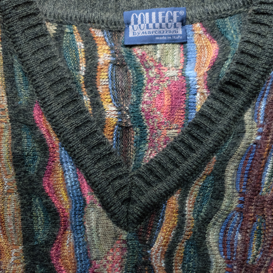 Vintage V-Neck Sweater Large - Double Double Vintage