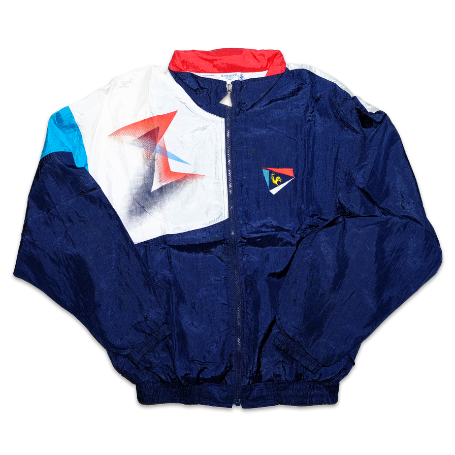Vintage Le Coq Sportif Trackjacket Large - Double Double Vintage