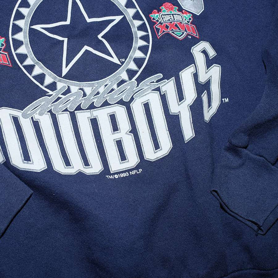 Vintage 1993 Dallas Cowboys Superbowl Sweater Large