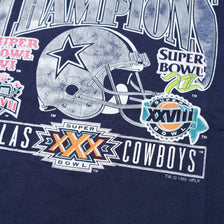 Vintage 1995 Dallas Cowboys Super Bowl T-Shirt XLarge