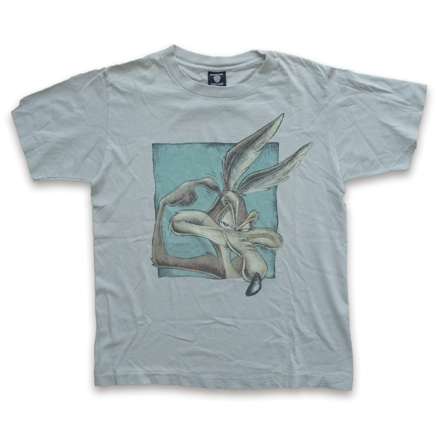 Vintage Looney Tunes Coyote T-Shirt Medium / Large - Double Double Vintage
