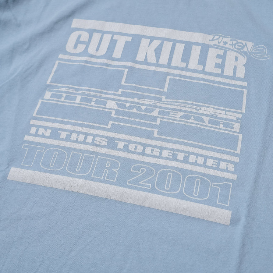 Vintage 2001 DJ Cutkiller T-Shirt XLarge
