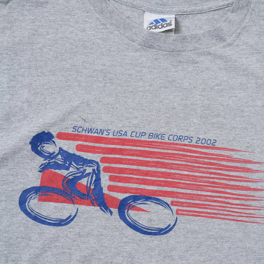 Vintage 2002 adidas Bike Race T-Shirt Medium