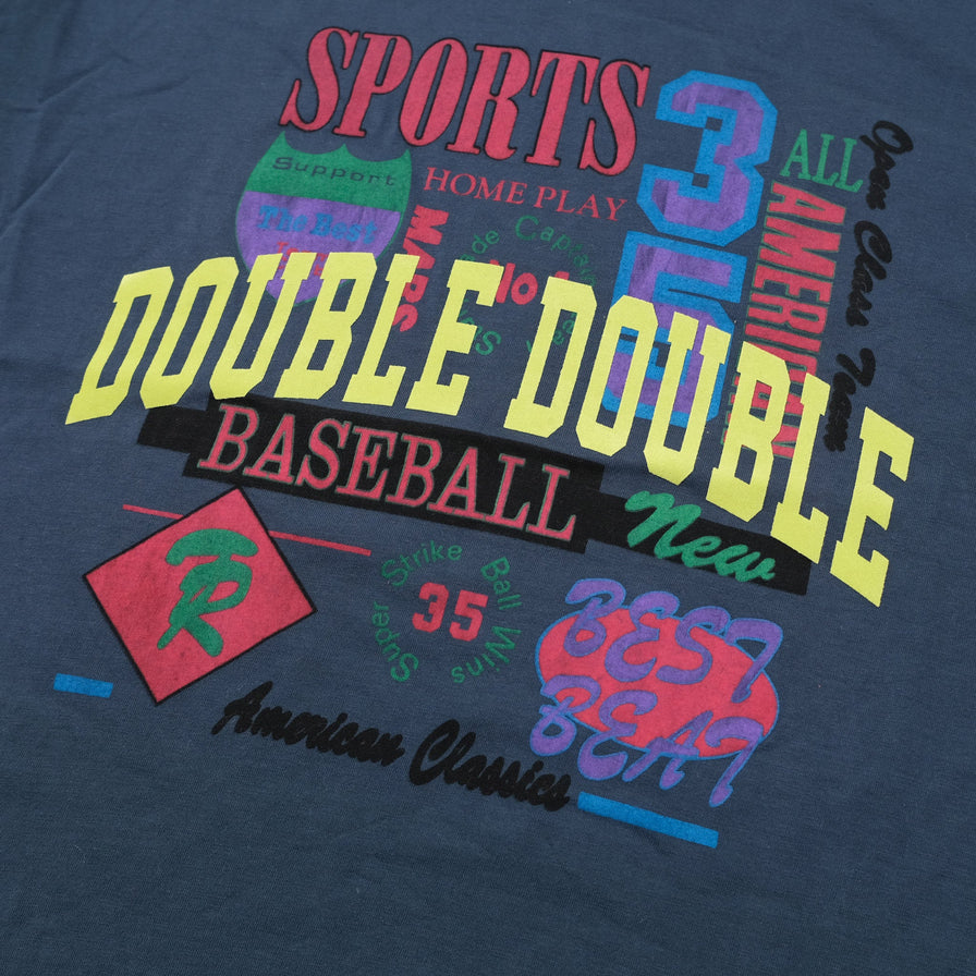 Double Double Baseball T-Shirt Medium