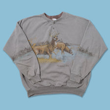 Vintage Deer Sweater Small / Medium