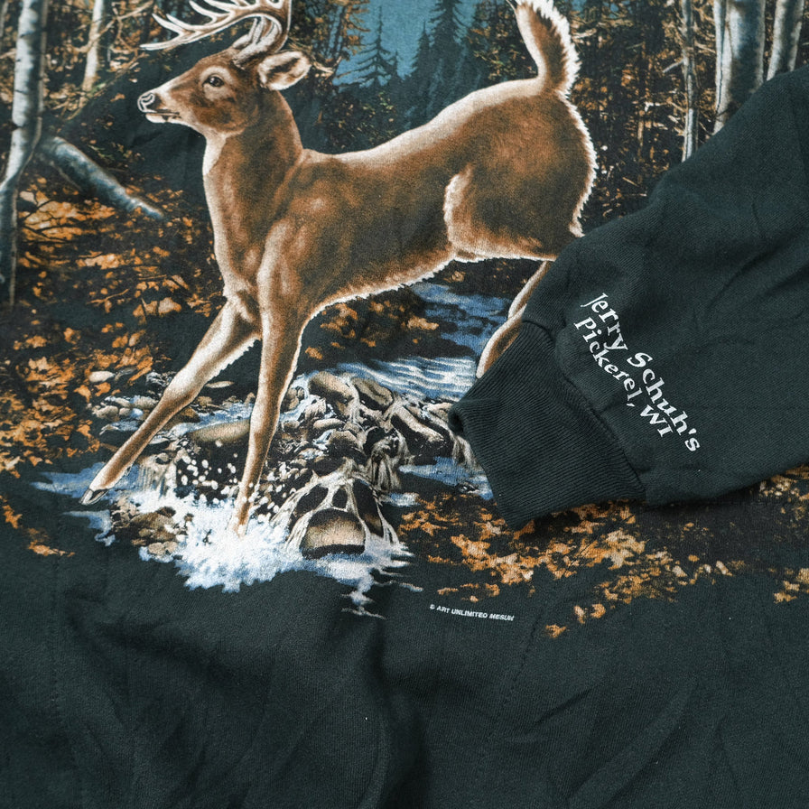 Vintage Deer Sweater Medium