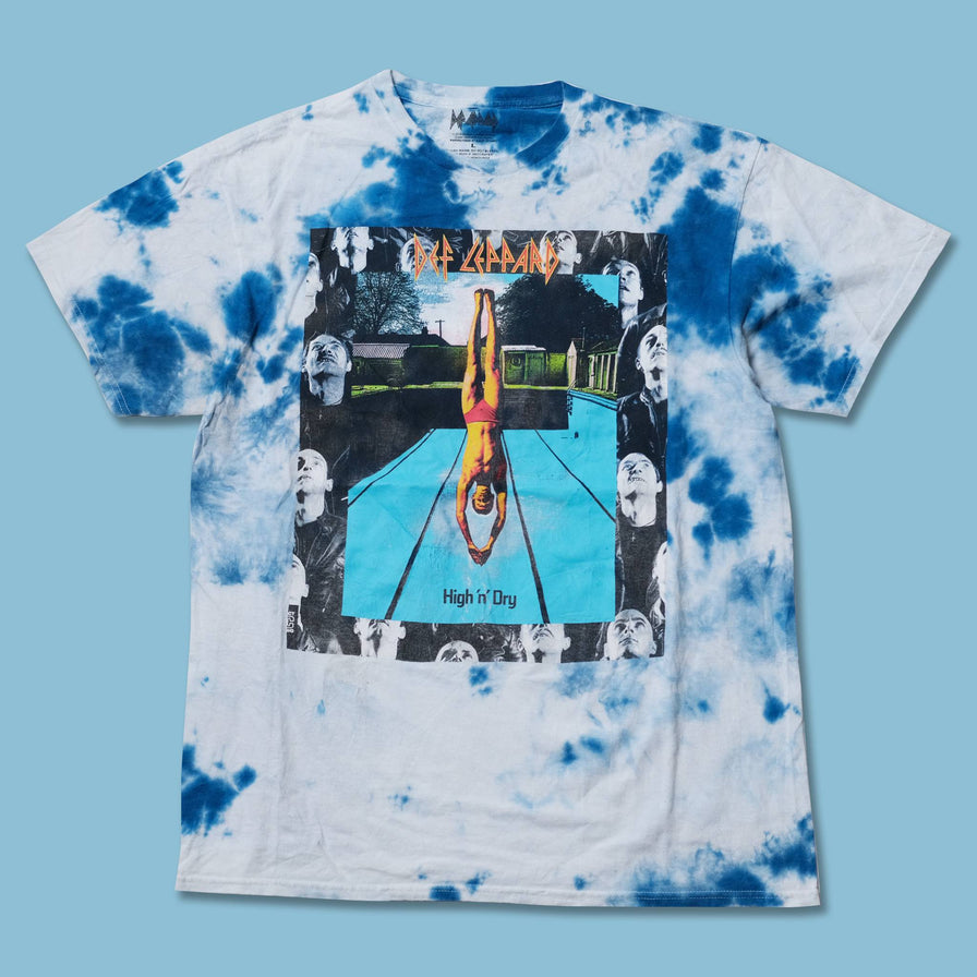 Def Leppard Tie Dye T-Shirt Large