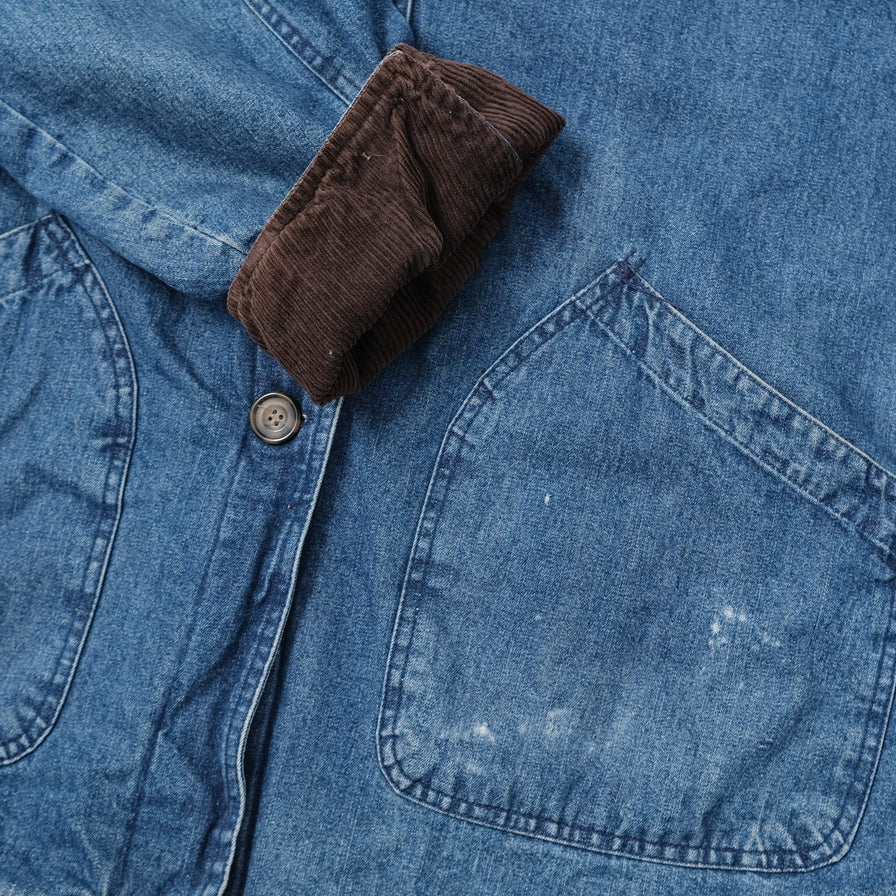 Vintage Denim Coat XLarge