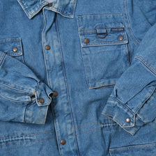 Vintage Padded Denim Jacket Large