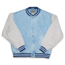 Vintage Denim College Jacket XLarge