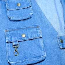 Vintage Denim Vest XLarge - Double Double Vintage