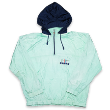 Vintage Diadora Hooded Windbreaker Large
