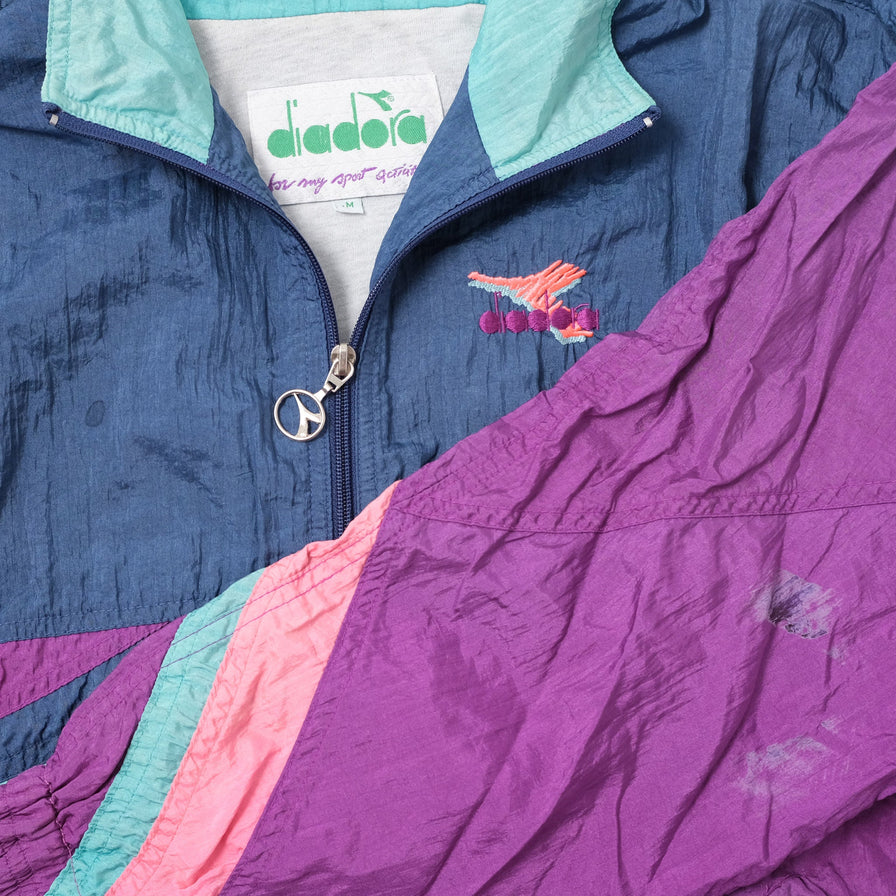 Vintage Diadora Track Jacket Medium