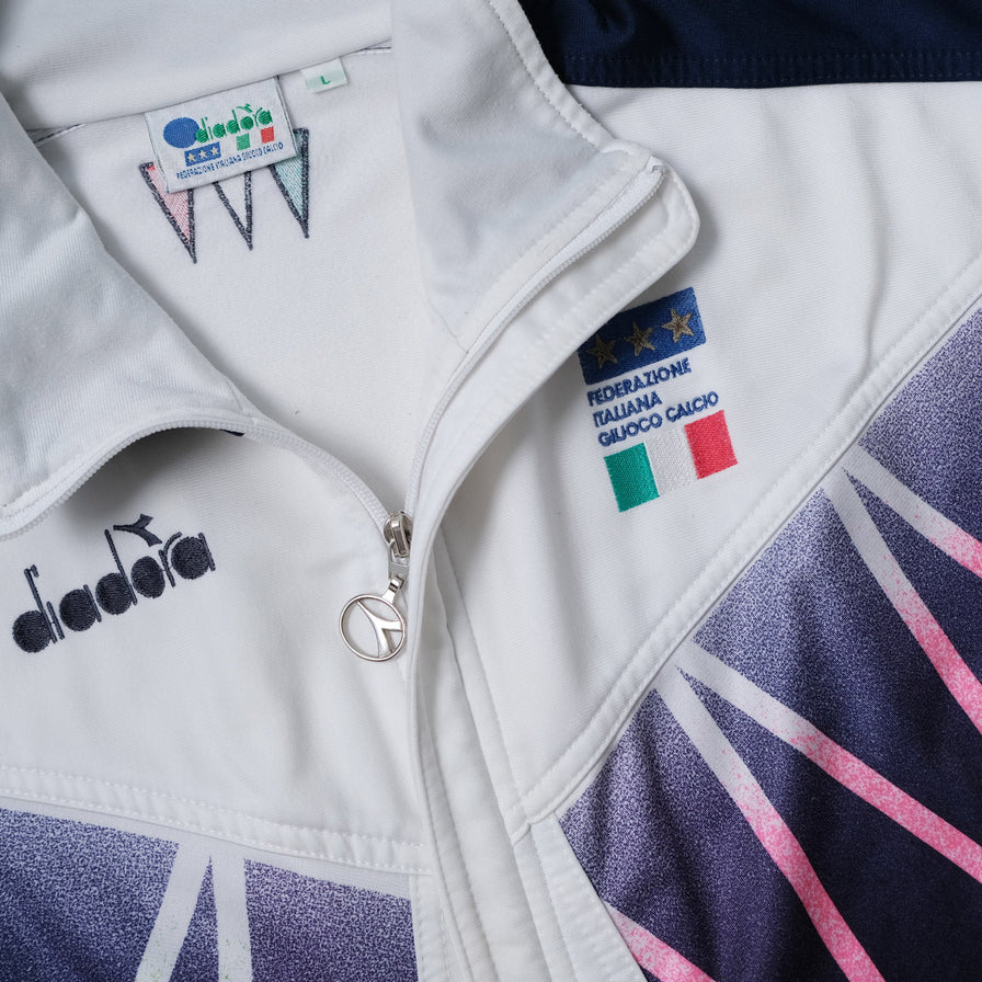 Vintage Diadora Italy Track Jacket Large