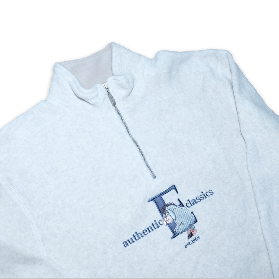 Vintage Disney Eeyore Half Zip Fleece Medium / Large - Double Double Vintage