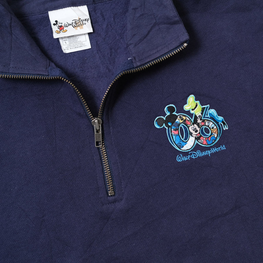 Vintage Disney World Q-Zip Sweater Large / XLarge