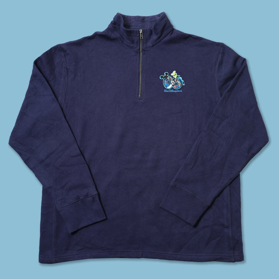 Vintage Disney World Q-Zip Sweater Large / XLarge