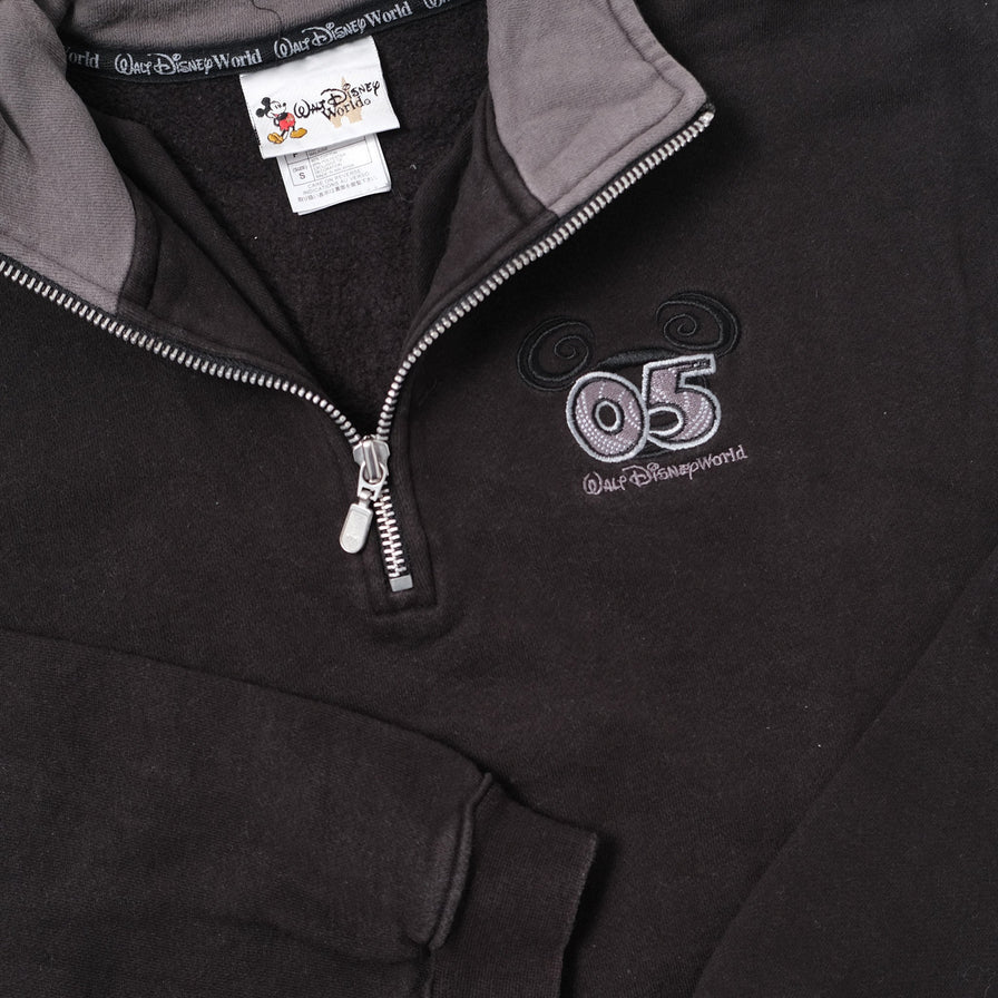 Vintage Disney Q-Zip Sweater Small