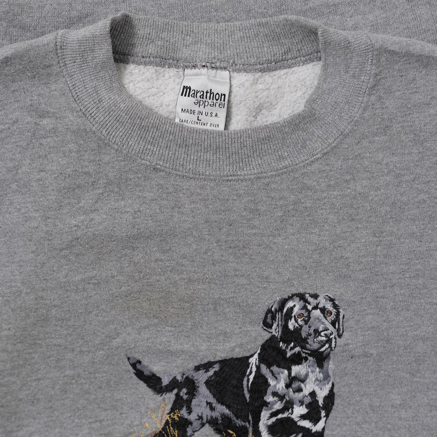 Vintage Dog Sweater Large