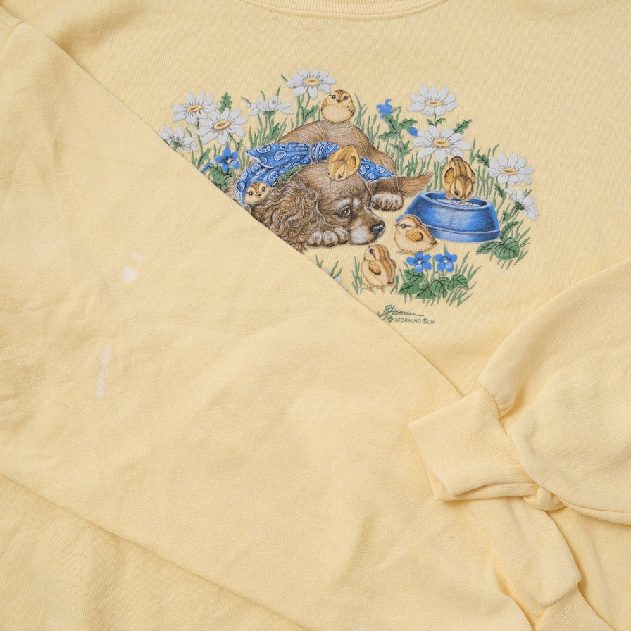 Vintage Dog Sweater Large