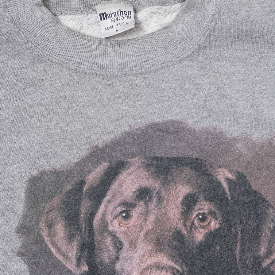 Vintage Dog Sweater Large