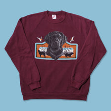 Vintage Dog Sweater Medium / Large