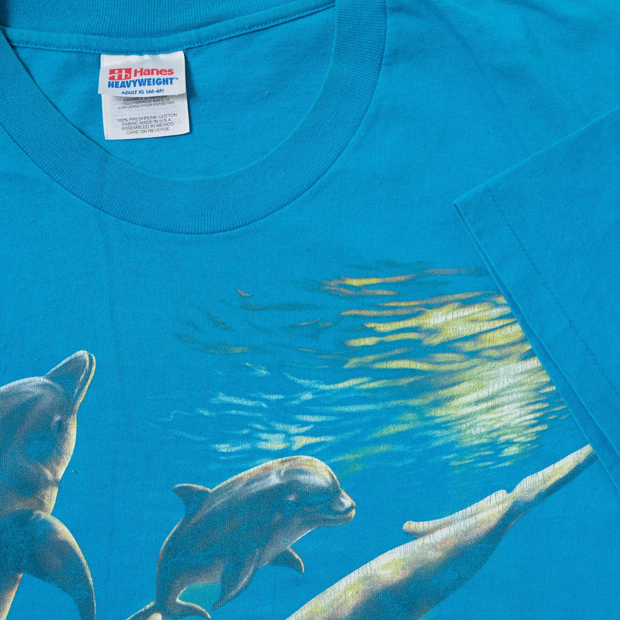 Vintage Dolphins T-Shirt XLarge