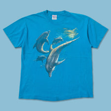 Vintage Dolphins T-Shirt XLarge