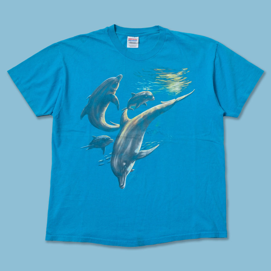 Vintage Dolphins T-Shirt XLarge