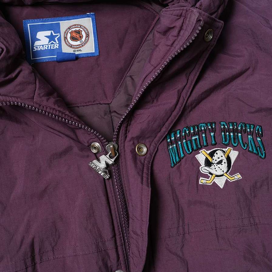 Vintage Starter Mighty Ducks Jacket Kids Large