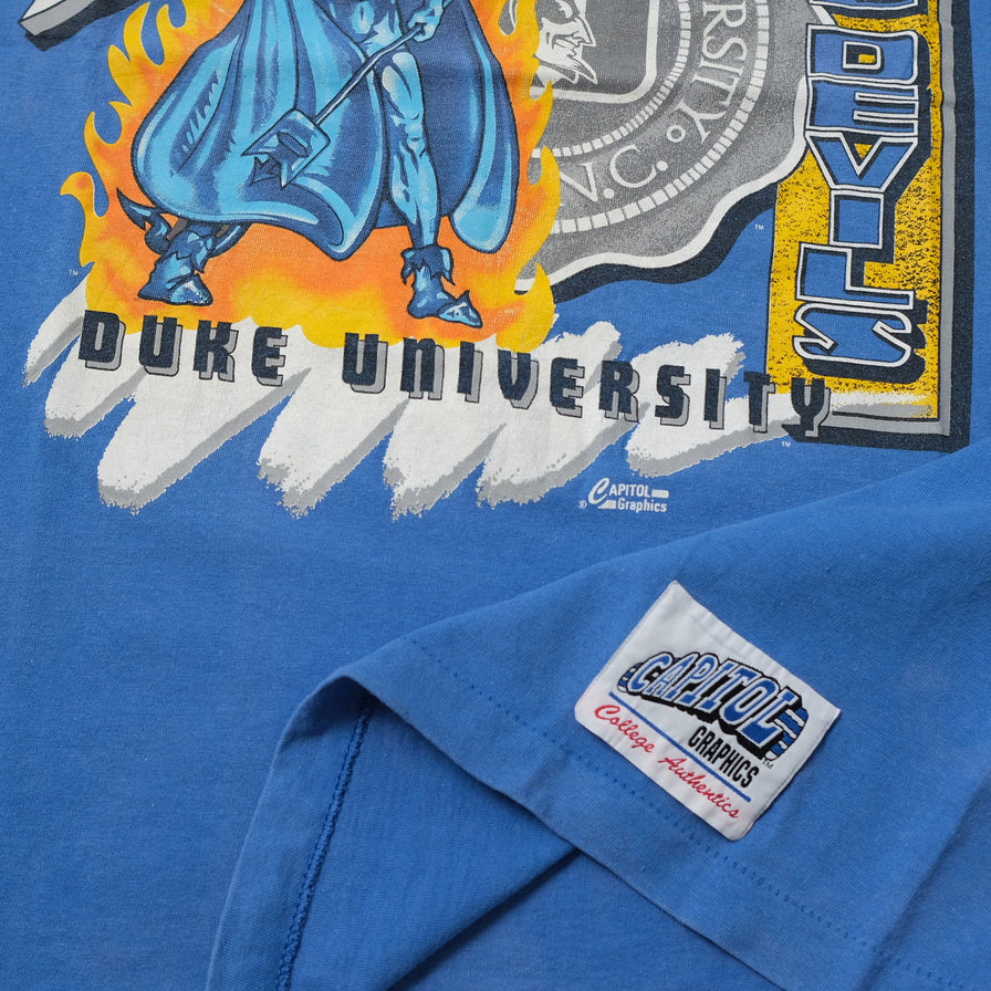 Vintage Duke Blue Devils T-Shirt Large