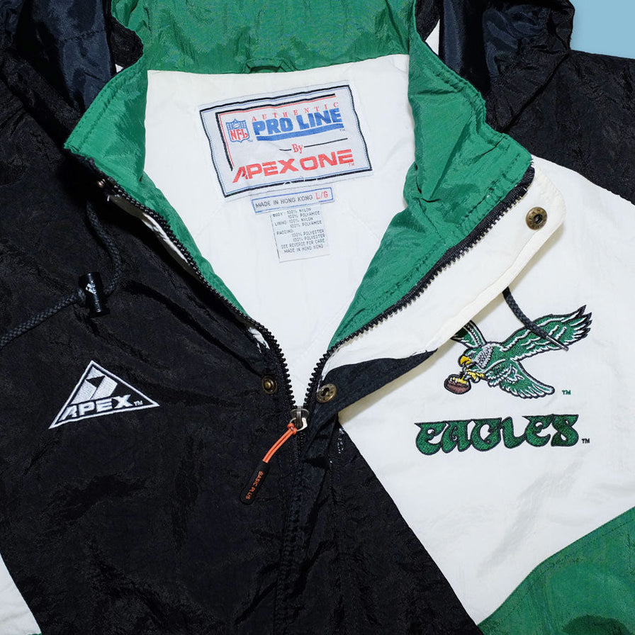 Vintage Apex Philadelphia Eagles Padded Jacket Large - Double Double Vintage