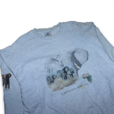 Vintage Elephants Sweater Large - Double Double Vintage