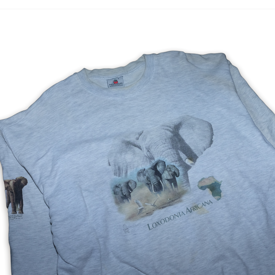 Vintage Elephants Sweater Large - Double Double Vintage