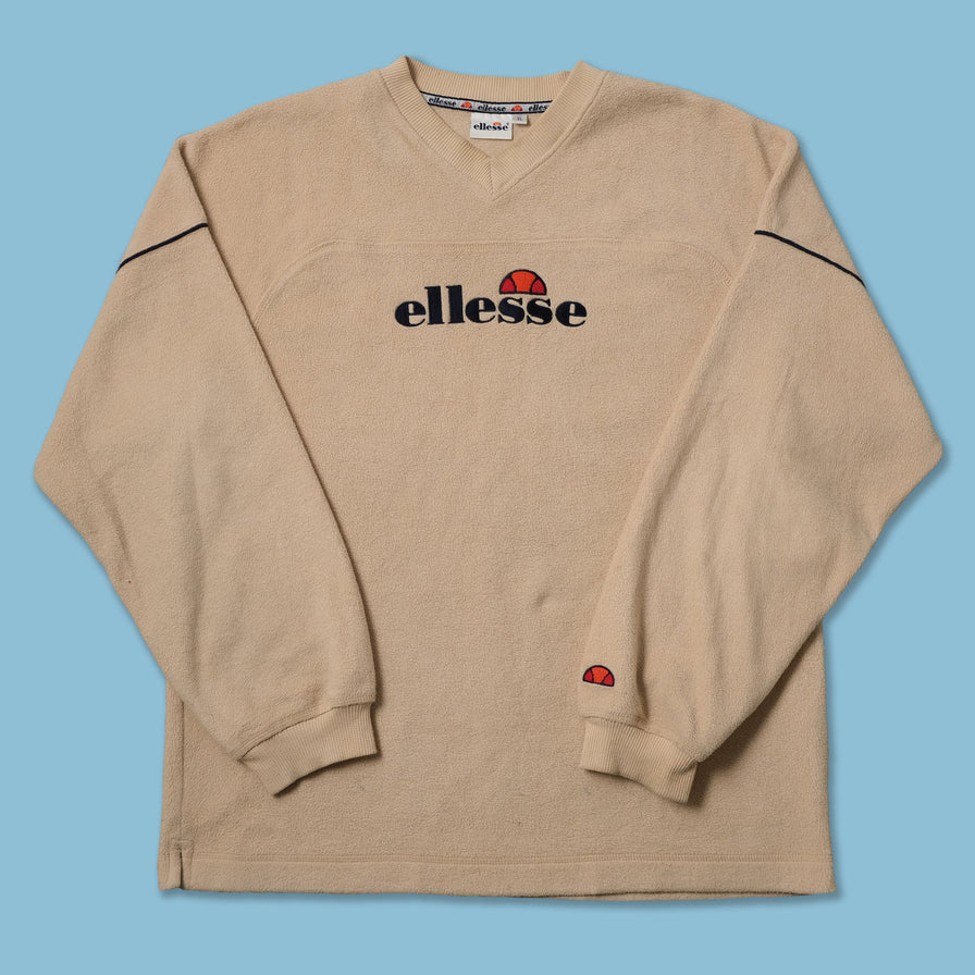 Vintage Ellesse V-Neck Fleece XLarge