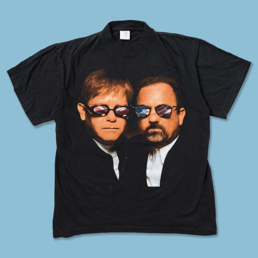 Vintage 1998 Billy Joel Elton John Tour T-Shirt Medium