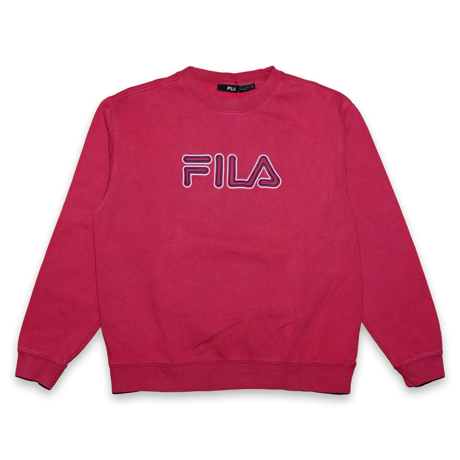 Vintage Fila Logo Sweatshirt Medium - Double Double Vintage