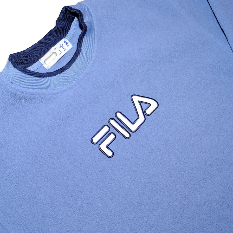 Vintage Fila Fleece Sweater Small - Double Double Vintage